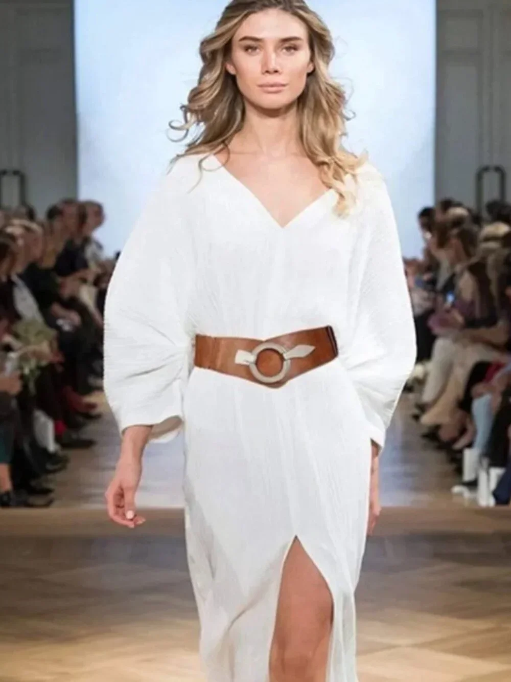 Wide Leather Belt Buckle